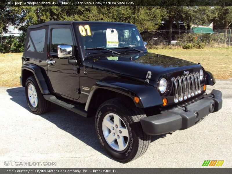 Black / Dark Slate Gray/Medium Slate Gray 2007 Jeep Wrangler Sahara 4x4