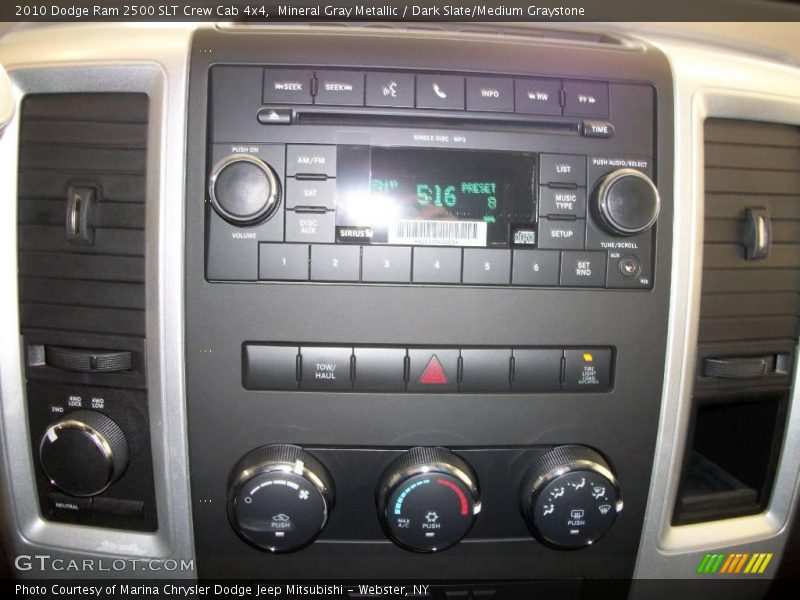 Mineral Gray Metallic / Dark Slate/Medium Graystone 2010 Dodge Ram 2500 SLT Crew Cab 4x4