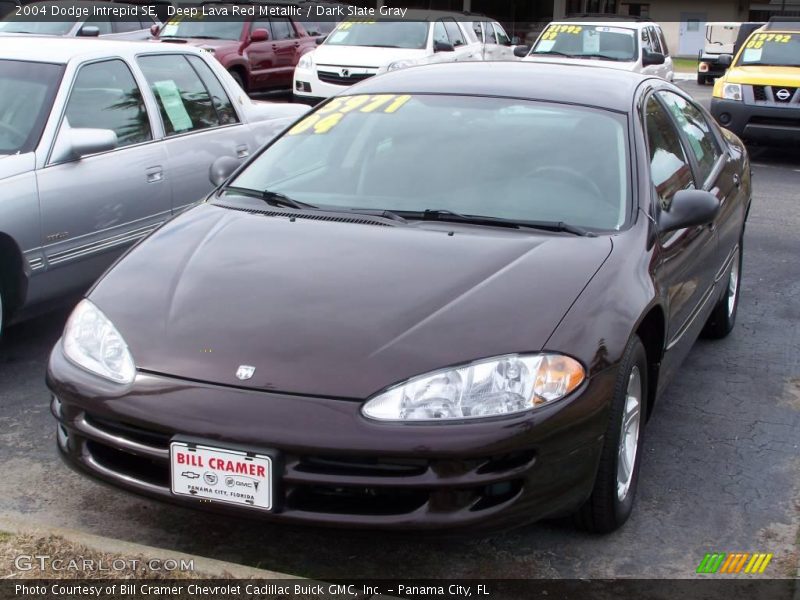 Deep Lava Red Metallic / Dark Slate Gray 2004 Dodge Intrepid SE
