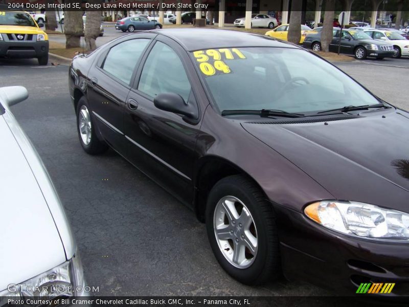 Deep Lava Red Metallic / Dark Slate Gray 2004 Dodge Intrepid SE
