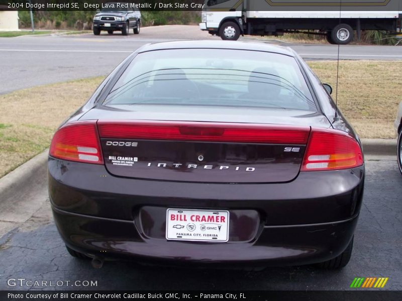 Deep Lava Red Metallic / Dark Slate Gray 2004 Dodge Intrepid SE