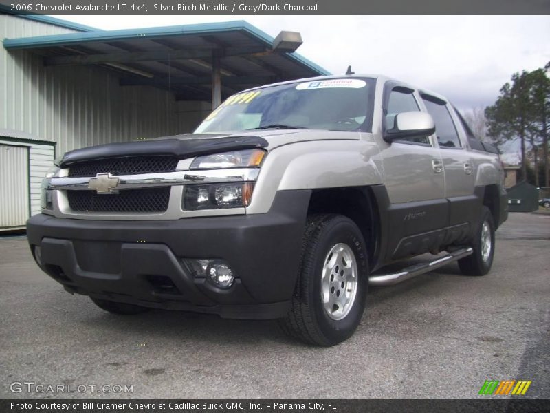 Silver Birch Metallic / Gray/Dark Charcoal 2006 Chevrolet Avalanche LT 4x4