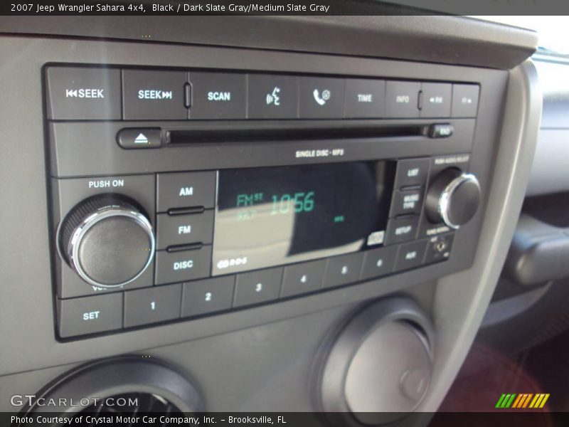 Black / Dark Slate Gray/Medium Slate Gray 2007 Jeep Wrangler Sahara 4x4
