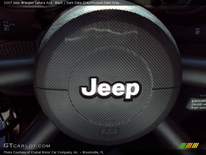 Black / Dark Slate Gray/Medium Slate Gray 2007 Jeep Wrangler Sahara 4x4