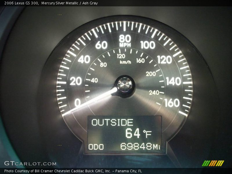 Mercury Silver Metallic / Ash Gray 2006 Lexus GS 300
