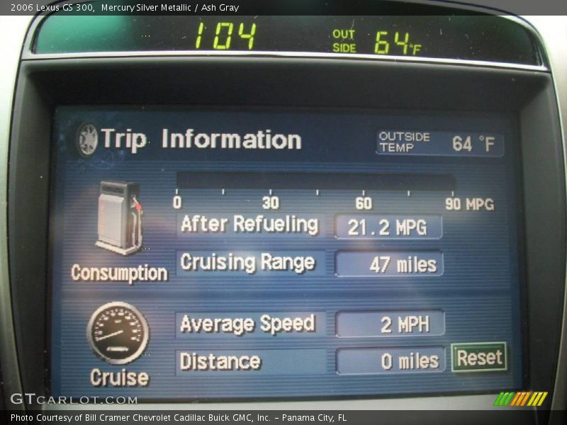 Mercury Silver Metallic / Ash Gray 2006 Lexus GS 300