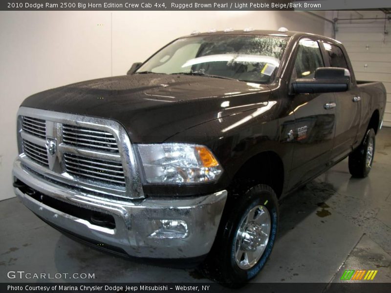 Rugged Brown Pearl / Light Pebble Beige/Bark Brown 2010 Dodge Ram 2500 Big Horn Edition Crew Cab 4x4