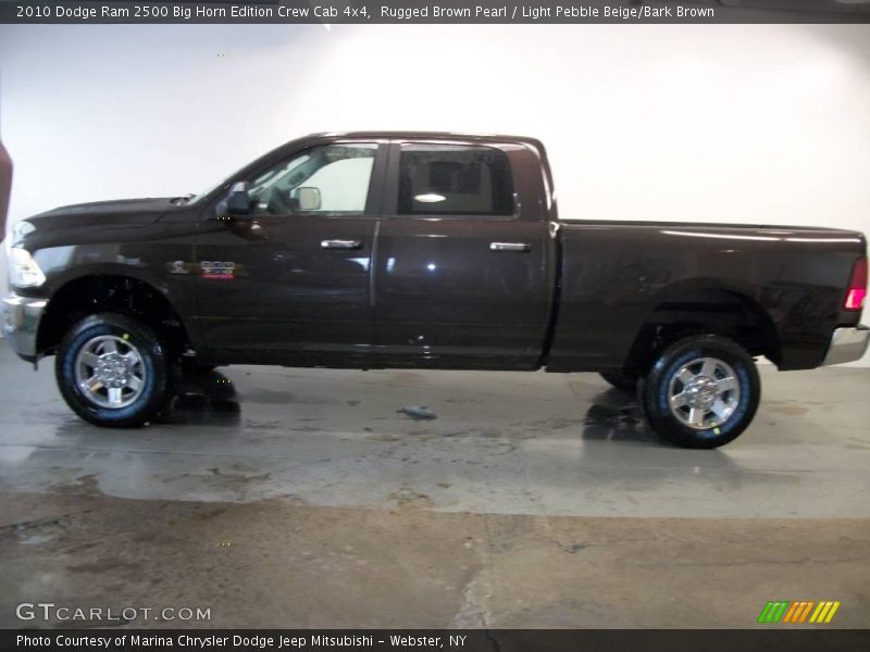 Rugged Brown Pearl / Light Pebble Beige/Bark Brown 2010 Dodge Ram 2500 Big Horn Edition Crew Cab 4x4