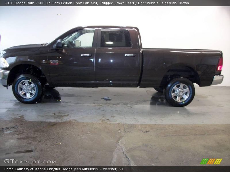 Rugged Brown Pearl / Light Pebble Beige/Bark Brown 2010 Dodge Ram 2500 Big Horn Edition Crew Cab 4x4