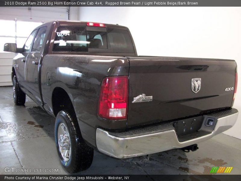 Rugged Brown Pearl / Light Pebble Beige/Bark Brown 2010 Dodge Ram 2500 Big Horn Edition Crew Cab 4x4