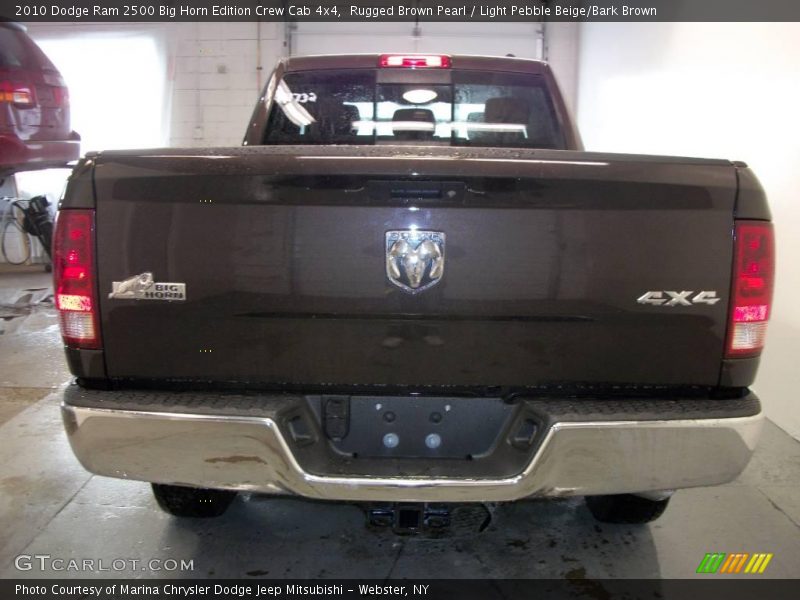 Rugged Brown Pearl / Light Pebble Beige/Bark Brown 2010 Dodge Ram 2500 Big Horn Edition Crew Cab 4x4