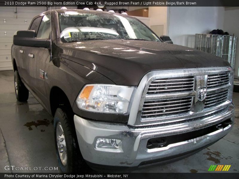 Rugged Brown Pearl / Light Pebble Beige/Bark Brown 2010 Dodge Ram 2500 Big Horn Edition Crew Cab 4x4