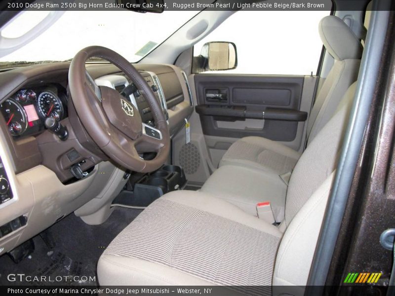 Rugged Brown Pearl / Light Pebble Beige/Bark Brown 2010 Dodge Ram 2500 Big Horn Edition Crew Cab 4x4