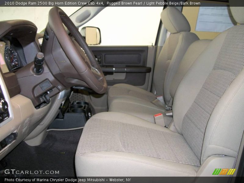 Rugged Brown Pearl / Light Pebble Beige/Bark Brown 2010 Dodge Ram 2500 Big Horn Edition Crew Cab 4x4