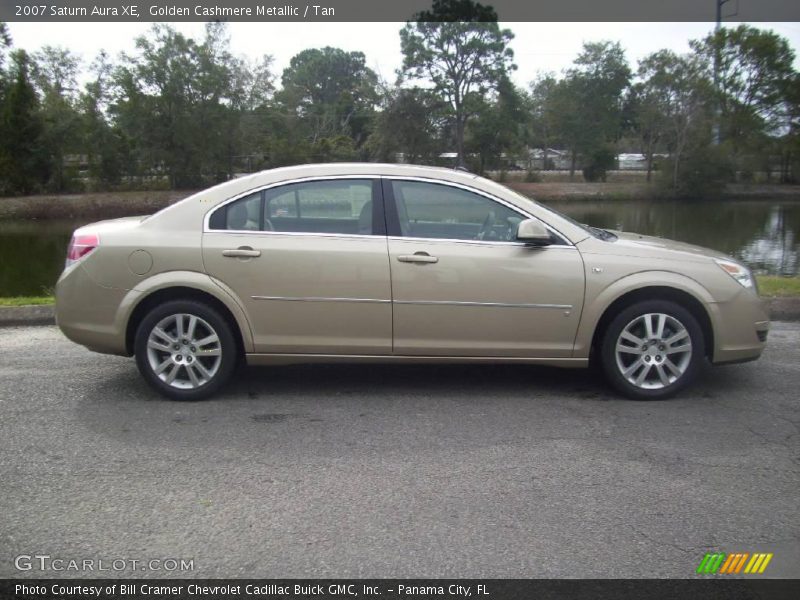 Golden Cashmere Metallic / Tan 2007 Saturn Aura XE