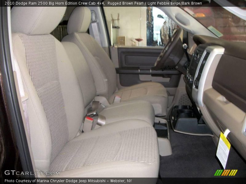 Rugged Brown Pearl / Light Pebble Beige/Bark Brown 2010 Dodge Ram 2500 Big Horn Edition Crew Cab 4x4