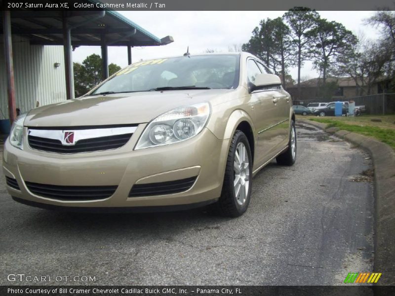 Golden Cashmere Metallic / Tan 2007 Saturn Aura XE