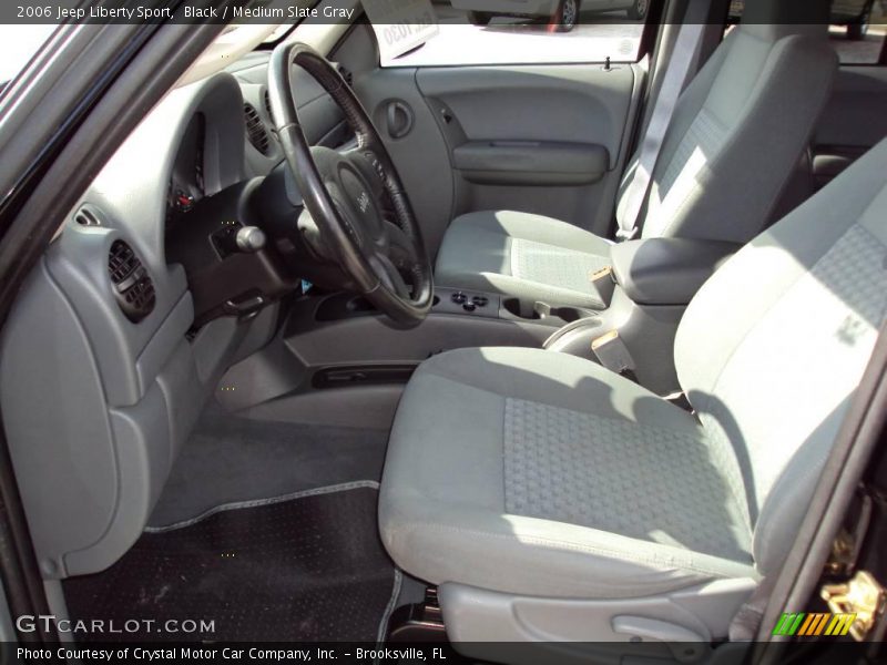 Black / Medium Slate Gray 2006 Jeep Liberty Sport