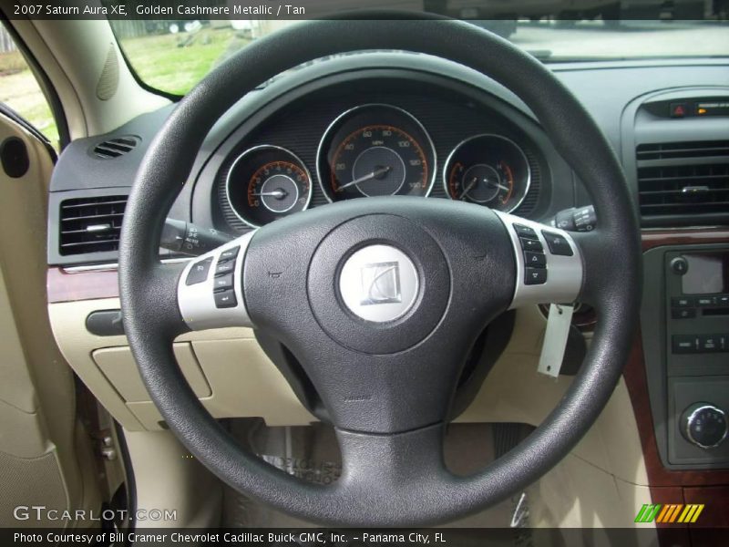 Golden Cashmere Metallic / Tan 2007 Saturn Aura XE