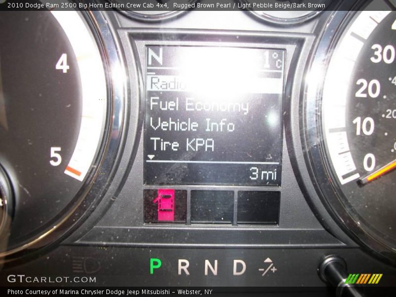 Rugged Brown Pearl / Light Pebble Beige/Bark Brown 2010 Dodge Ram 2500 Big Horn Edition Crew Cab 4x4