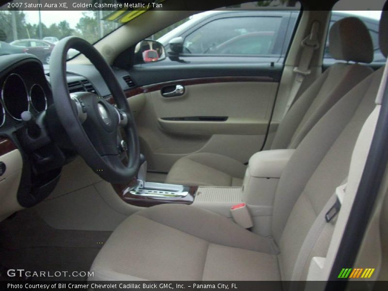 Golden Cashmere Metallic / Tan 2007 Saturn Aura XE