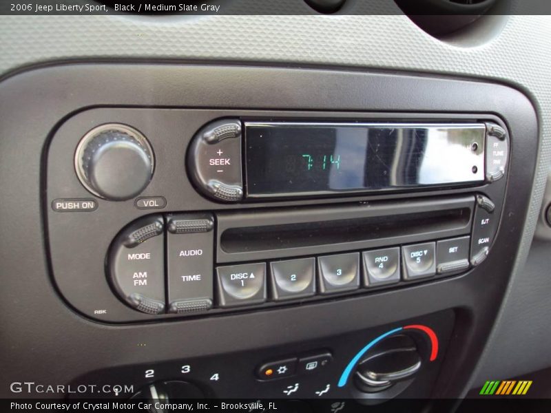Black / Medium Slate Gray 2006 Jeep Liberty Sport