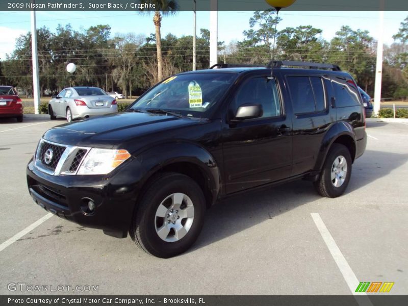 Super Black / Graphite 2009 Nissan Pathfinder S