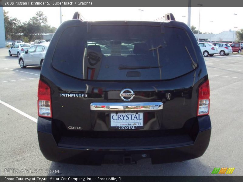 Super Black / Graphite 2009 Nissan Pathfinder S