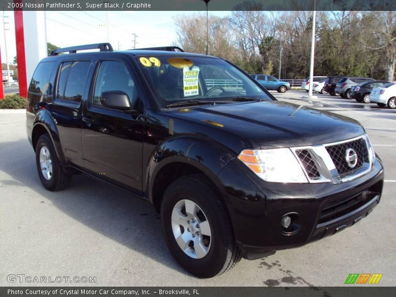 Super Black / Graphite 2009 Nissan Pathfinder S