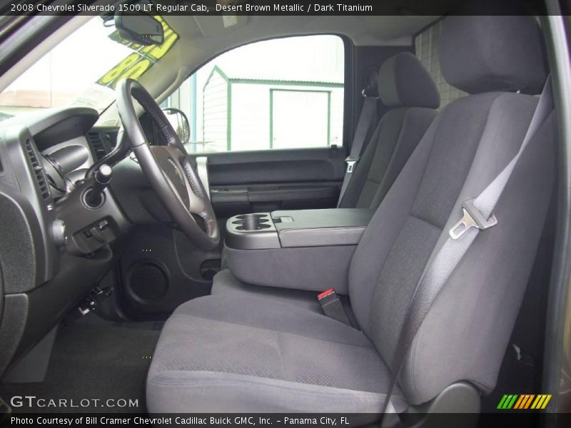 Desert Brown Metallic / Dark Titanium 2008 Chevrolet Silverado 1500 LT Regular Cab