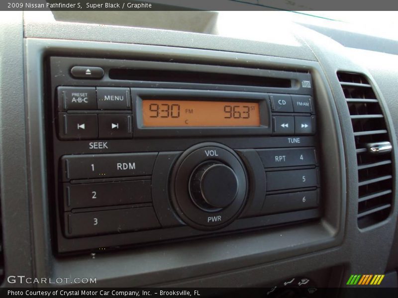 Super Black / Graphite 2009 Nissan Pathfinder S