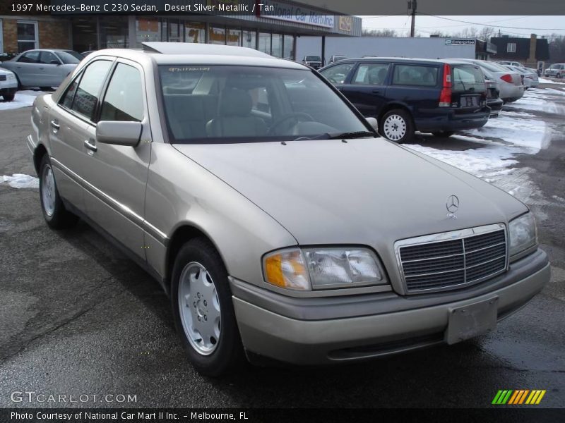 Desert Silver Metallic / Tan 1997 Mercedes-Benz C 230 Sedan