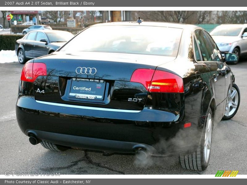 Brilliant Black / Ebony 2007 Audi A4 2.0T Sedan