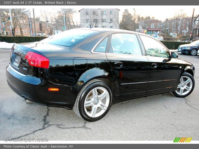 Brilliant Black / Ebony 2007 Audi A4 2.0T Sedan