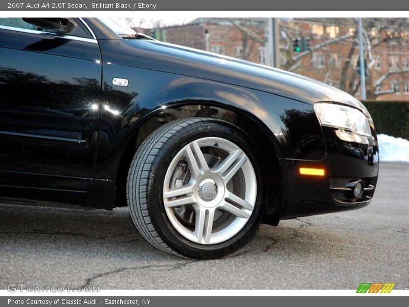 Brilliant Black / Ebony 2007 Audi A4 2.0T Sedan