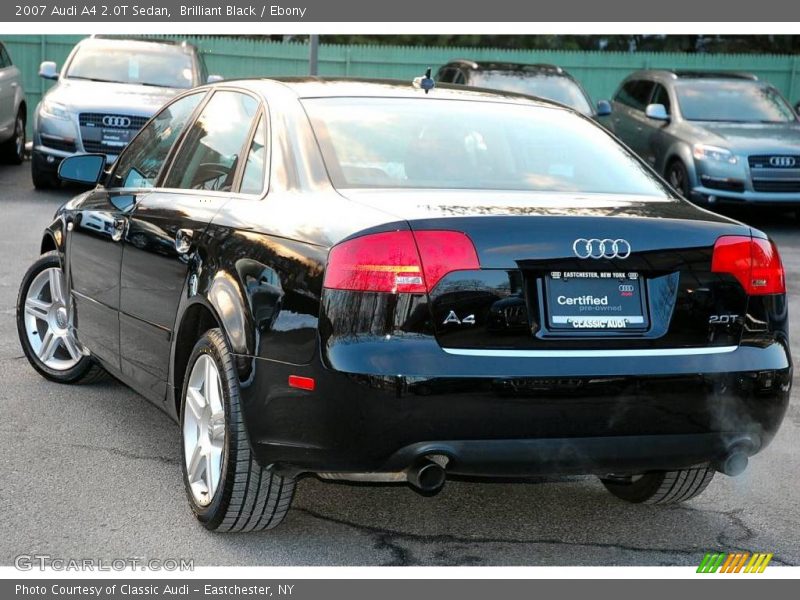 Brilliant Black / Ebony 2007 Audi A4 2.0T Sedan