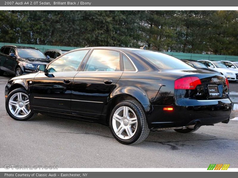 Brilliant Black / Ebony 2007 Audi A4 2.0T Sedan