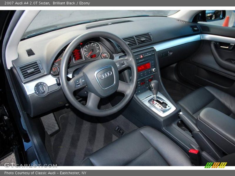 Brilliant Black / Ebony 2007 Audi A4 2.0T Sedan