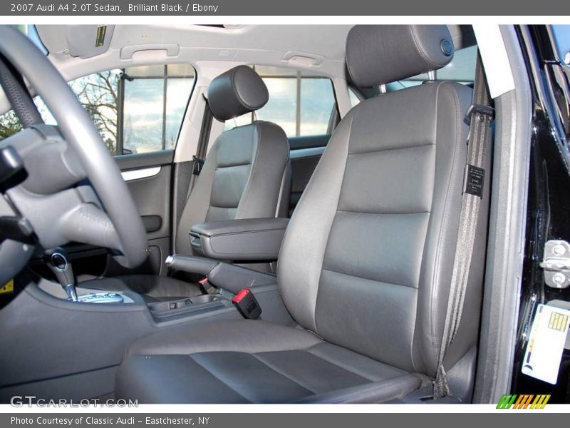 Brilliant Black / Ebony 2007 Audi A4 2.0T Sedan