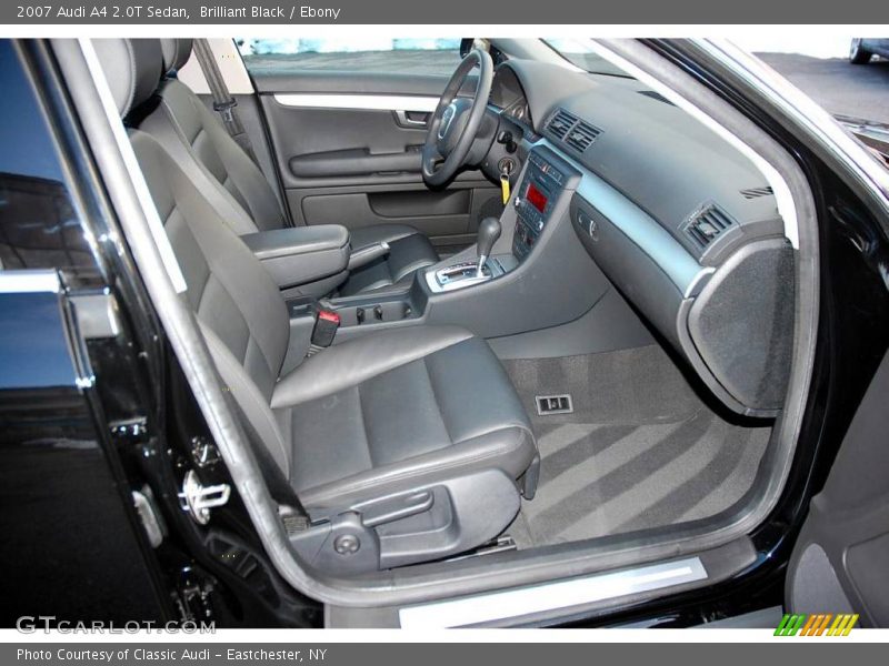 Brilliant Black / Ebony 2007 Audi A4 2.0T Sedan