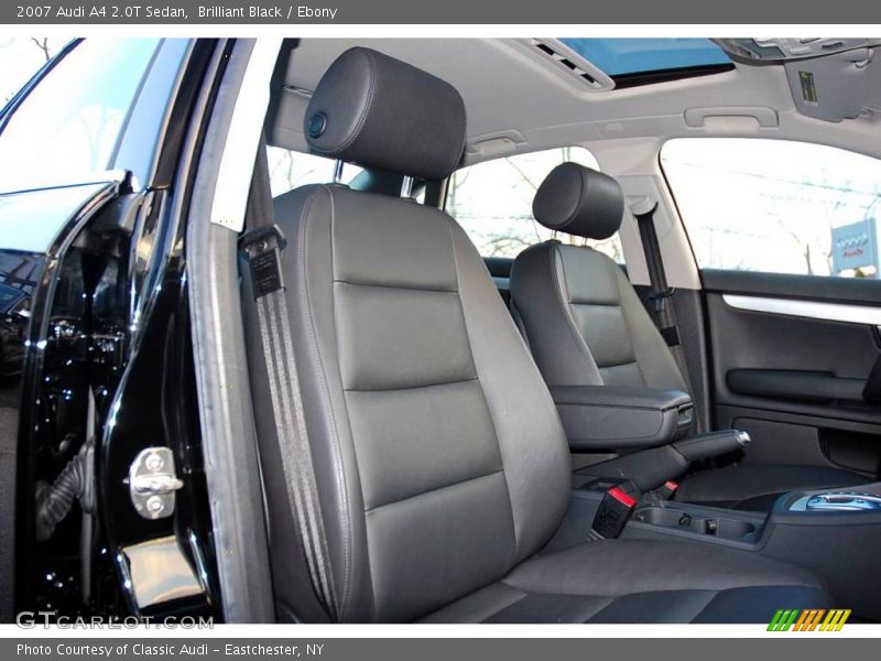 Brilliant Black / Ebony 2007 Audi A4 2.0T Sedan