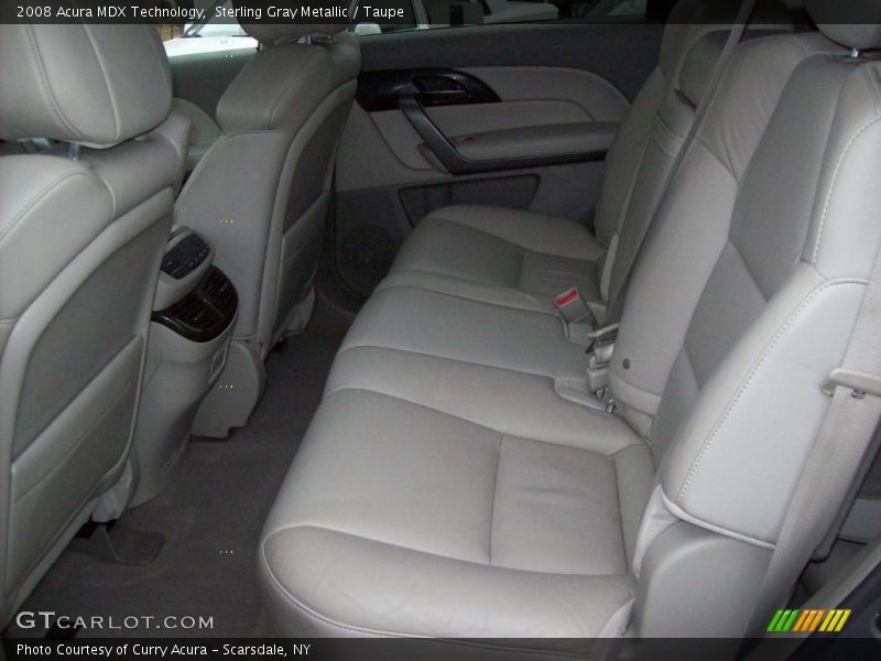 Sterling Gray Metallic / Taupe 2008 Acura MDX Technology
