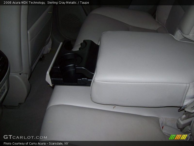 Sterling Gray Metallic / Taupe 2008 Acura MDX Technology