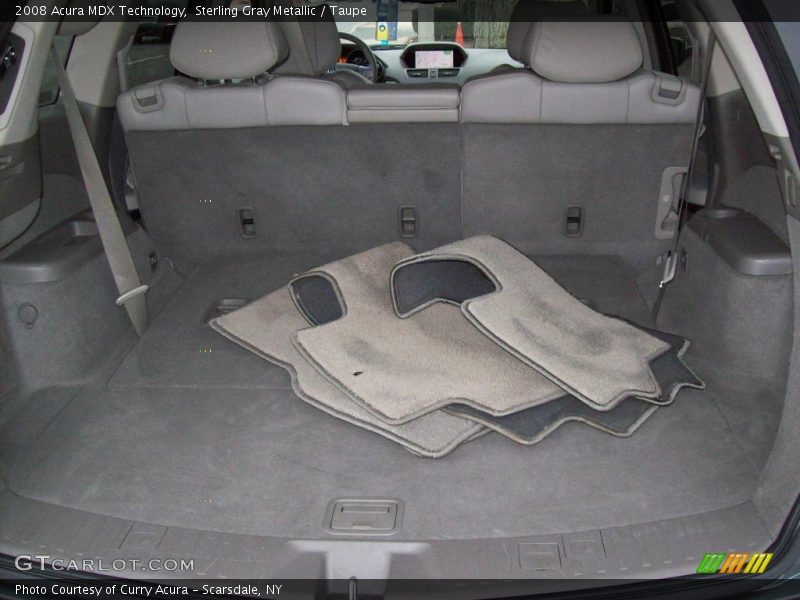 Sterling Gray Metallic / Taupe 2008 Acura MDX Technology