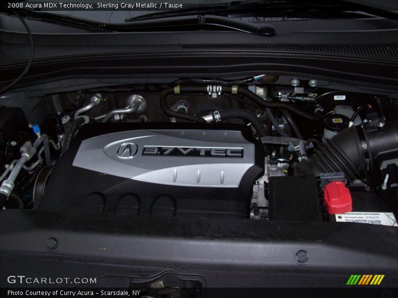 Sterling Gray Metallic / Taupe 2008 Acura MDX Technology