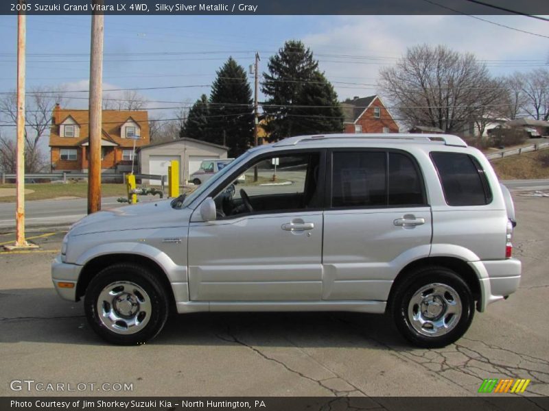 Silky Silver Metallic / Gray 2005 Suzuki Grand Vitara LX 4WD