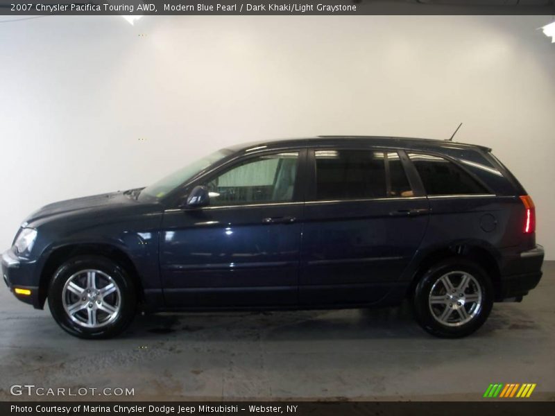 Modern Blue Pearl / Dark Khaki/Light Graystone 2007 Chrysler Pacifica Touring AWD