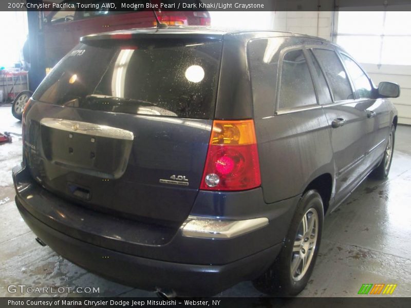 Modern Blue Pearl / Dark Khaki/Light Graystone 2007 Chrysler Pacifica Touring AWD