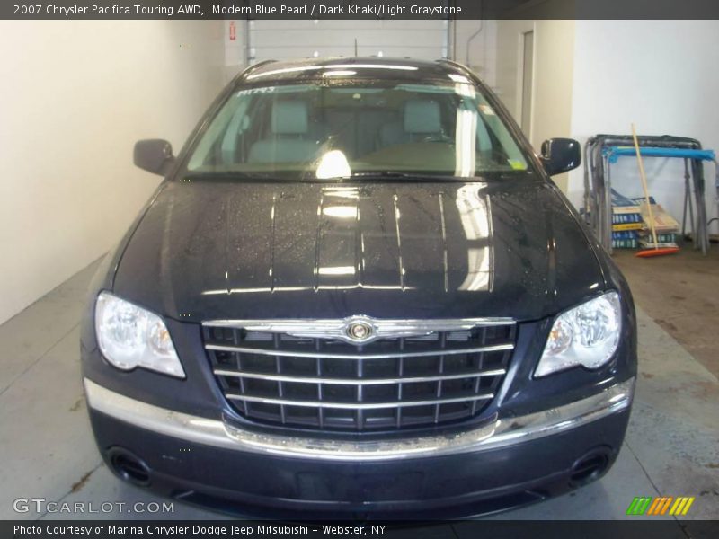 Modern Blue Pearl / Dark Khaki/Light Graystone 2007 Chrysler Pacifica Touring AWD