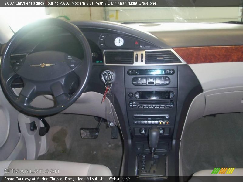 Modern Blue Pearl / Dark Khaki/Light Graystone 2007 Chrysler Pacifica Touring AWD
